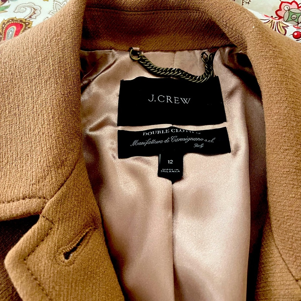 J.CREW classic lady day coat in Italian double-cloth wool with Thinsulate.